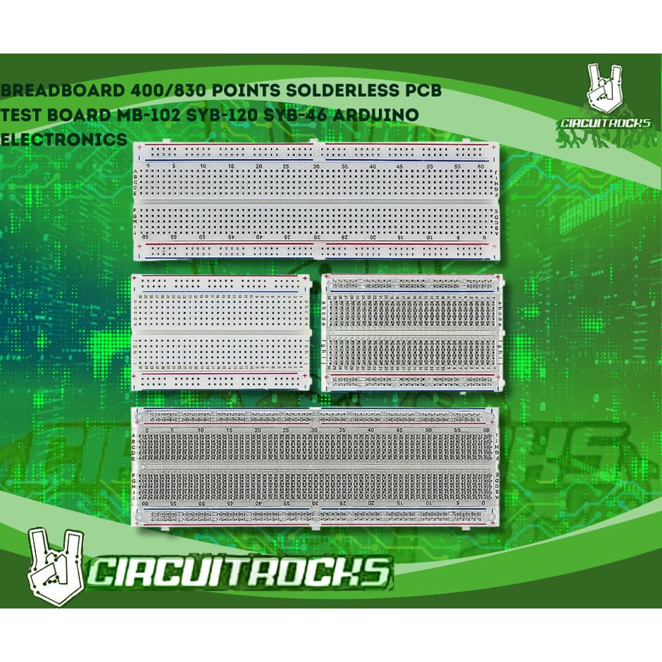 Circuitrocks Breadboard 400/830 Points